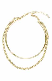 Mixed Chain Layered Necklace