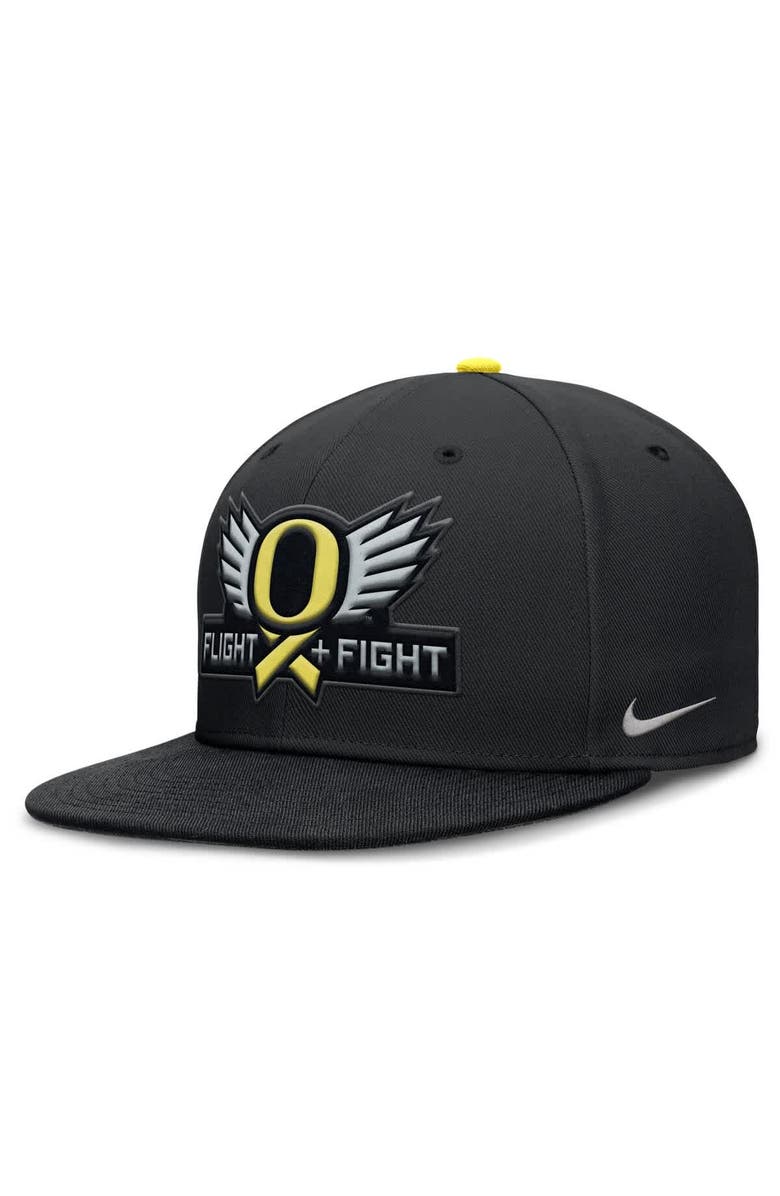Nike Men's Nike  Black Oregon Ducks Fitted Hat, Main, color, 