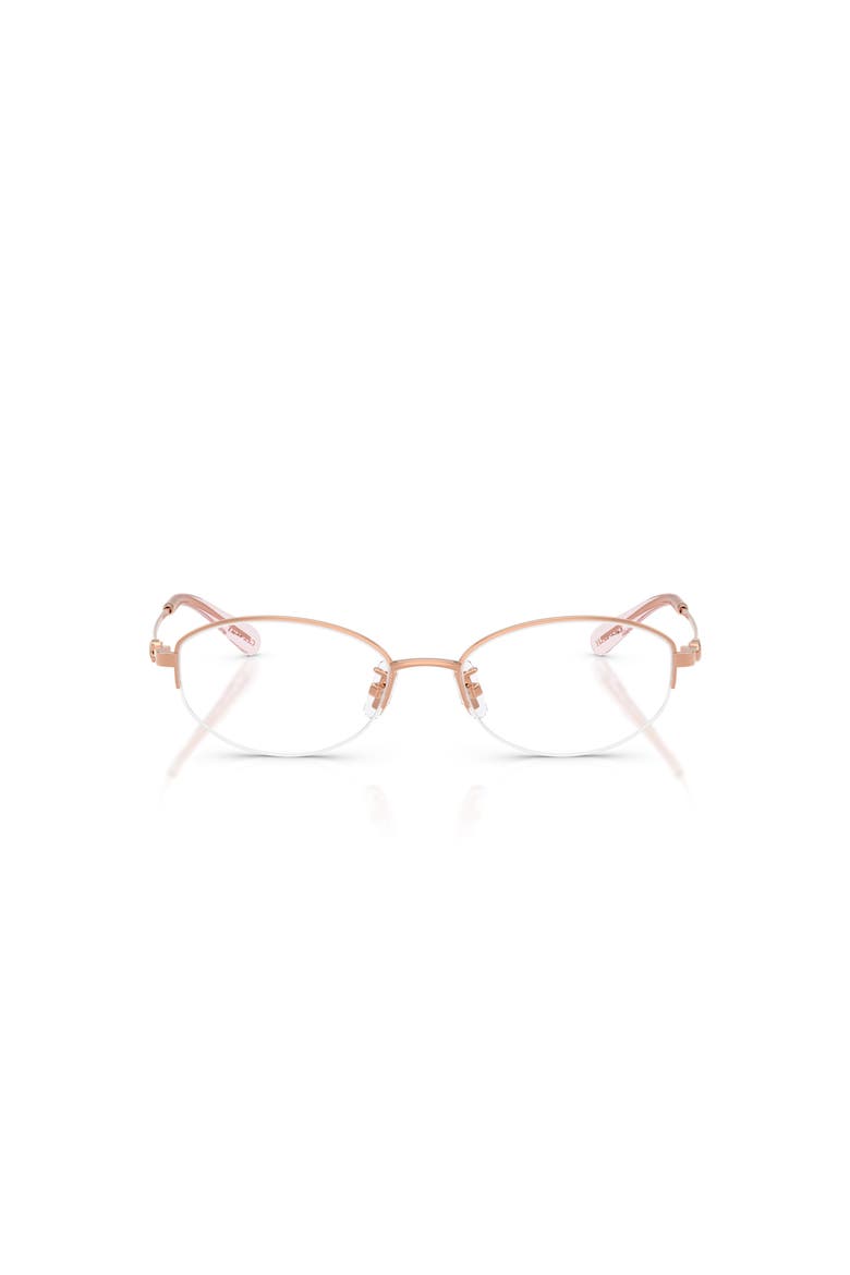 52mm Oval optical glasses, Alternate, color, Gold