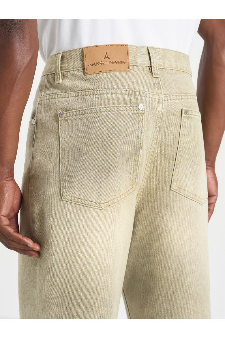DN002 Relaxed Fit Denim Jeans, Alternate, color, Sage