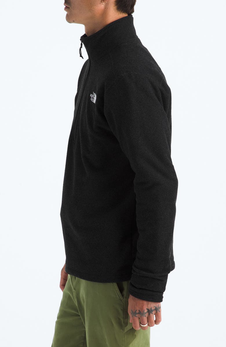 The North Face Cap Rock Half Zip Pullover, Alternate, color, Tnf Black Heather