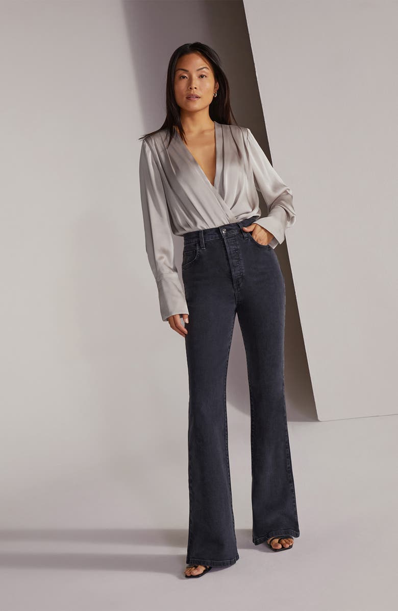 Favorite Daughter The Valentina Super High Waist Bootcut Jeans, Alternate, color,