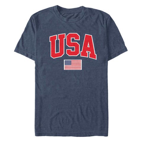 Men's Lost Gods Fourth of July Patriotic Flag  Graphic T-Shirt
