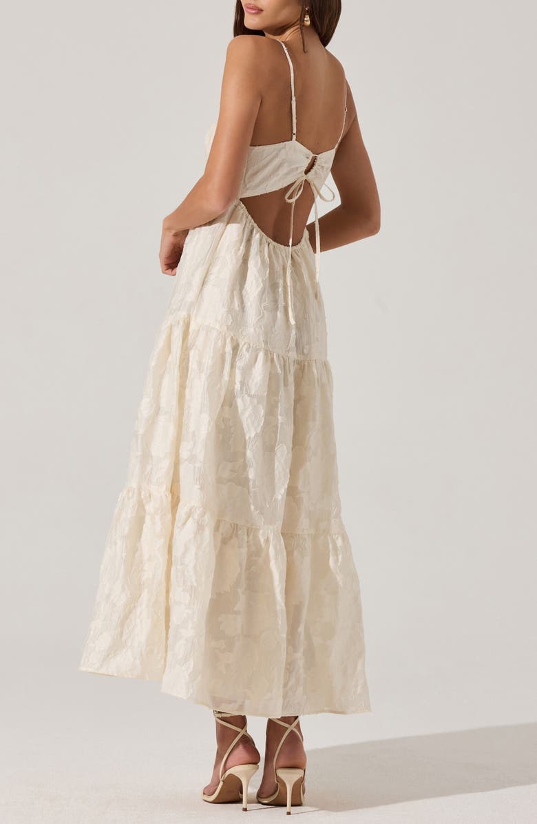 ASTR the Label Floral Chiffon Tiered Maxi Dress, Alternate, color,