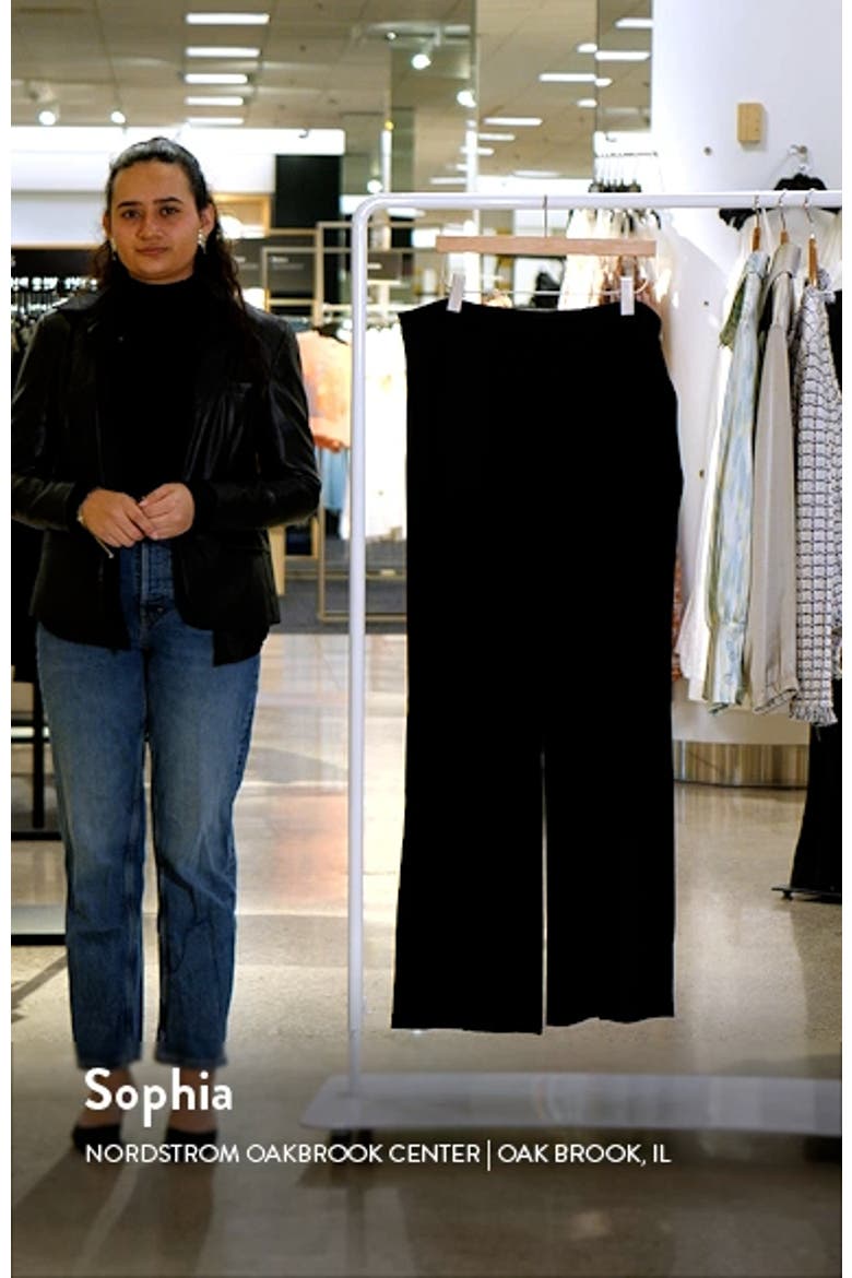 High Waist Straight Leg Pants video