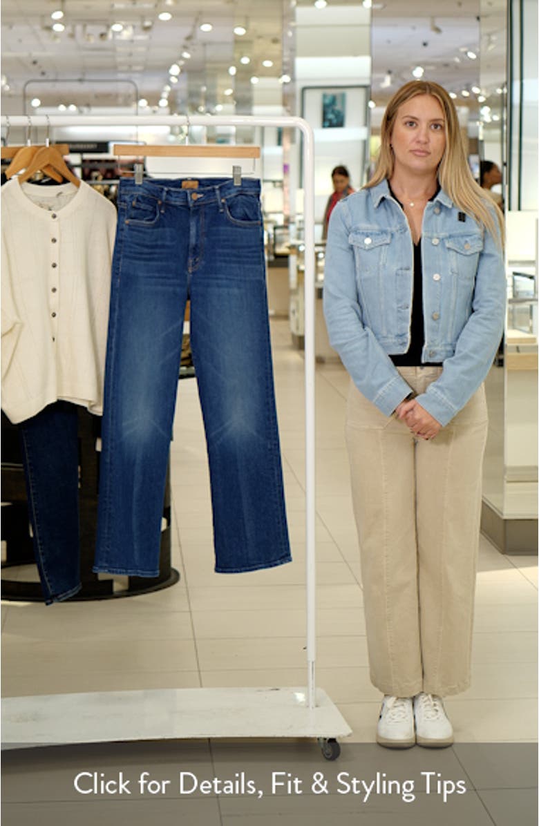 The Kick It Flood Ankle Straight Leg Jeans, sales video thumbnail