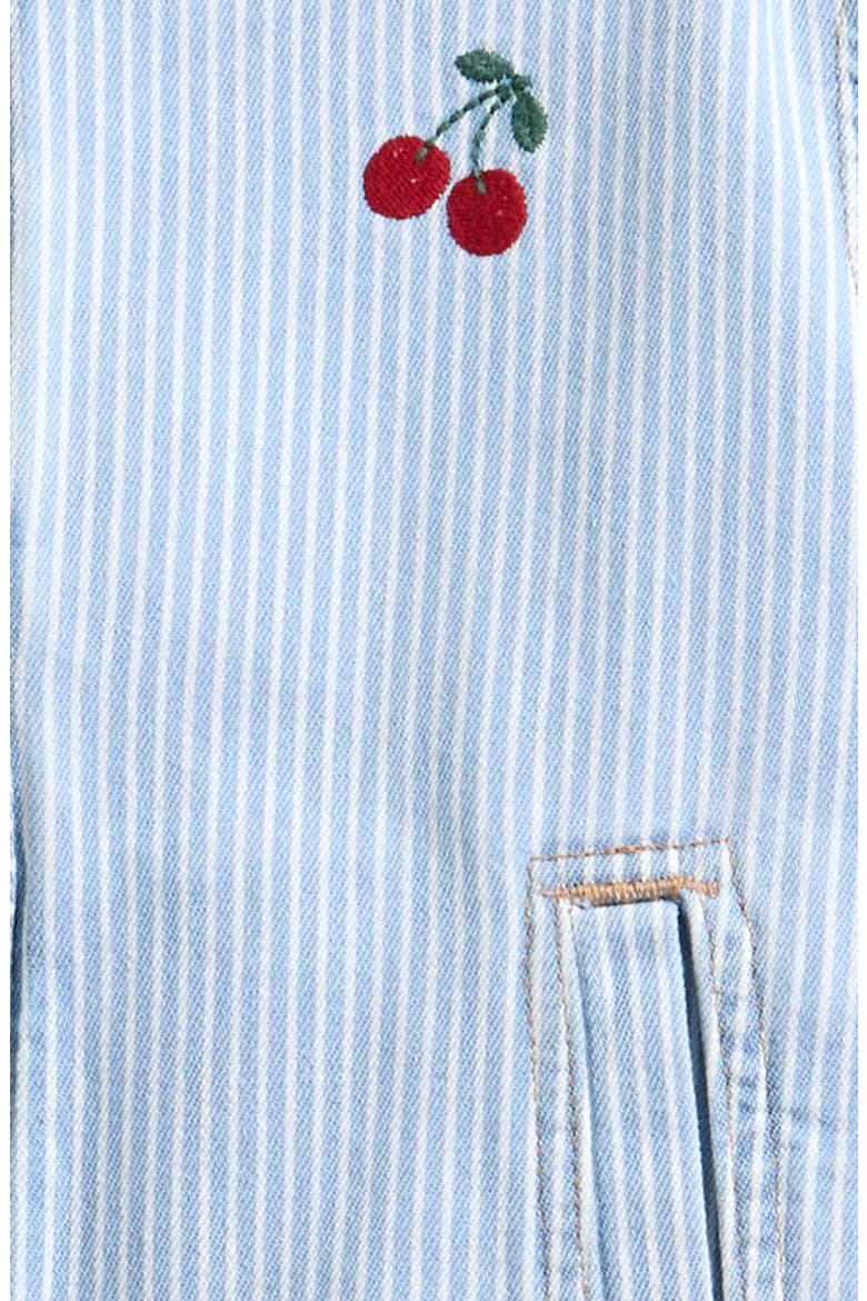 Kids' Ticking Stripe Jacket, Alternate, color, BLUE