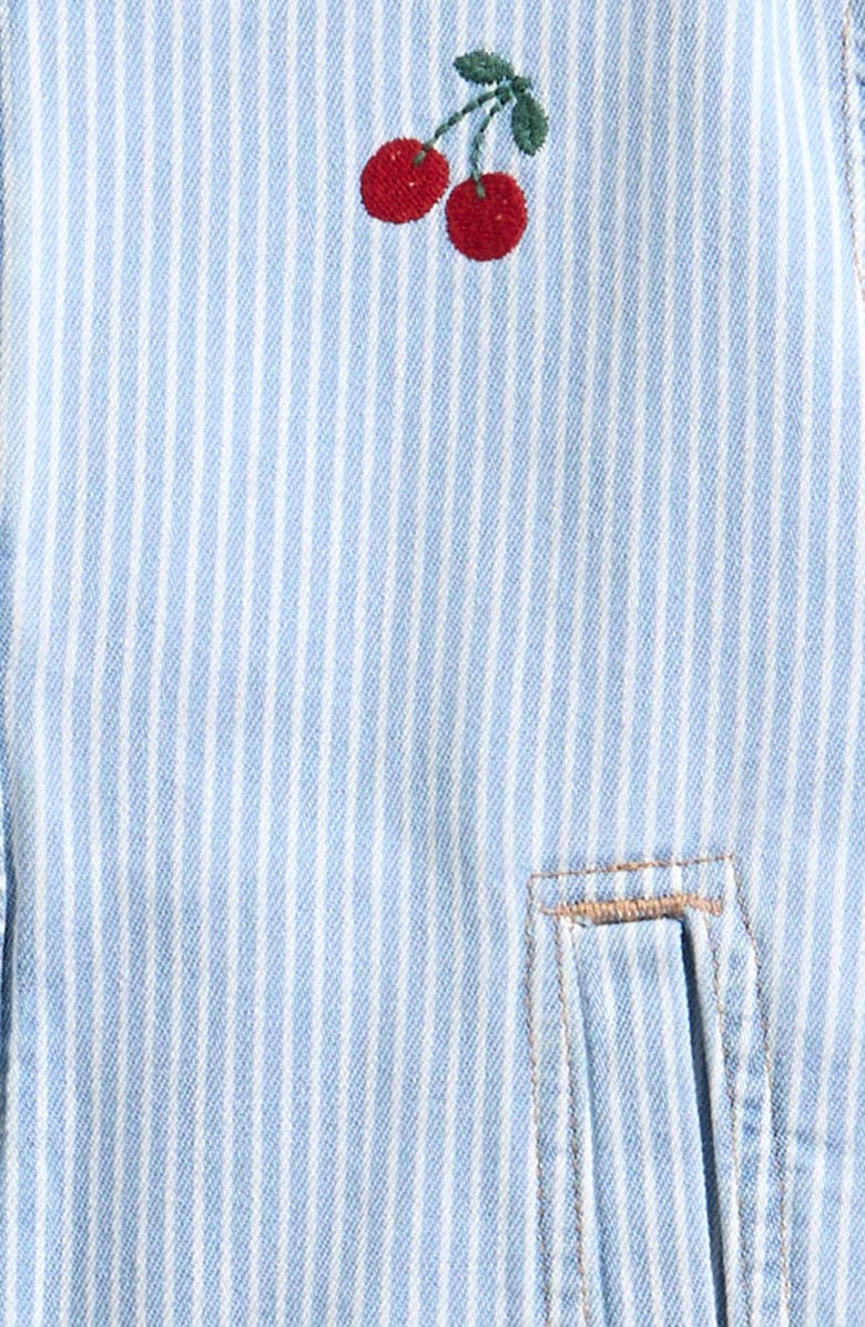 NEXT Kids' Ticking Stripe Jacket, Alternate, color, Blue