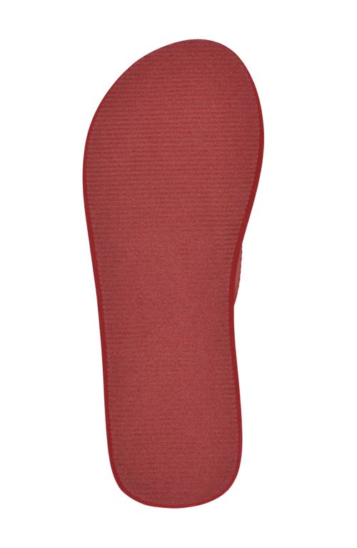 Tommy Hilfiger Crelina Thong Sandal In Red