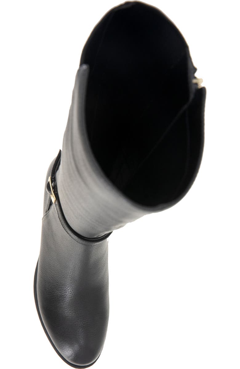 Kenneth Cole Lanica Knee High Boot, Alternate, color, Black Leather