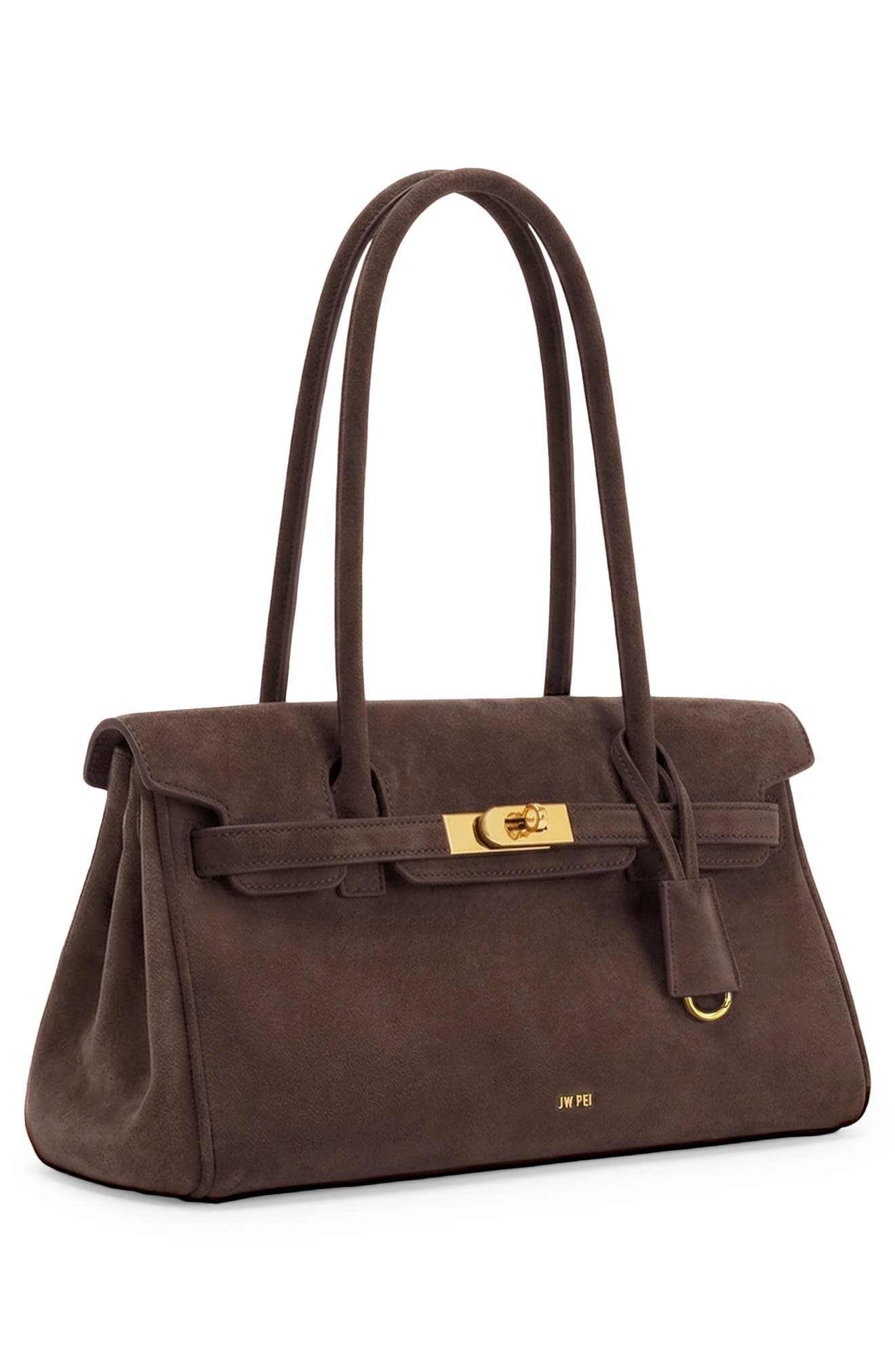 Yara Faux Leather Shoulder Bag, Alternate, color, MOCHA BROWN