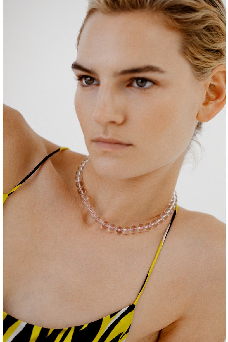 Amnesia Choker Necklace, Alternate, color, SILVER