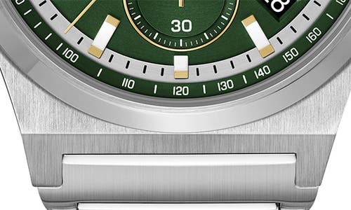 Hugo Boss Boss Candor Chronograph Bracelet Watch, 41mm In Dark Green