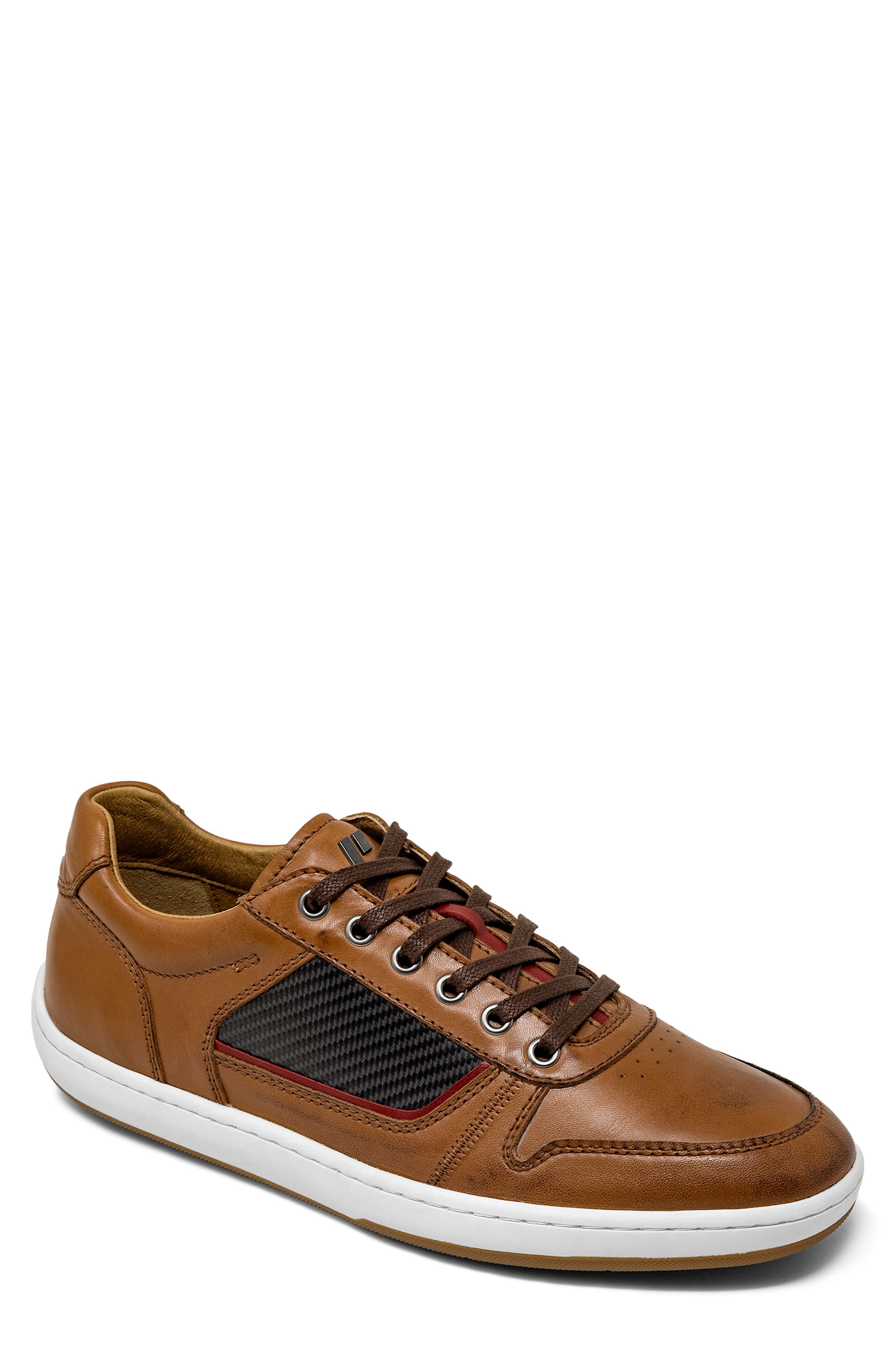 Compass Sneaker, Main, color, COGNAC