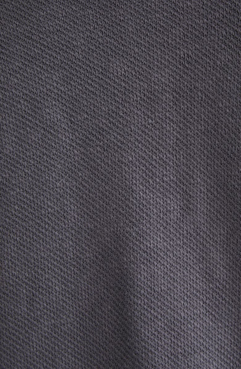 PALMES Waffle Stitch Zip Hoodie, Alternate, color, Charcoal