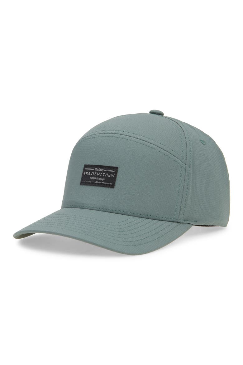 Wanderlust Snapback Baseball Cap, Main, color, BALSAM GREEN
