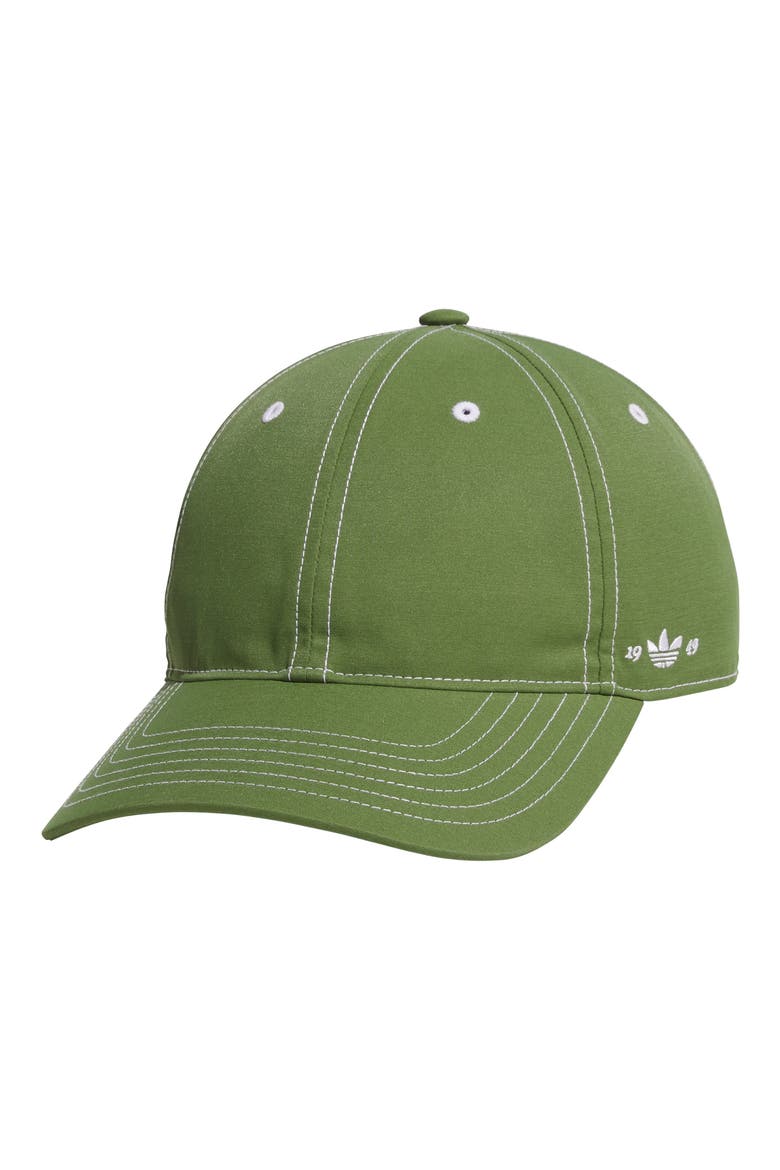 Stealth Strap Back Baseball Cap, Main, color, TECH OLIVE/ WHITE