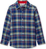 Lands' End Boys Button Down Poplin Shirt