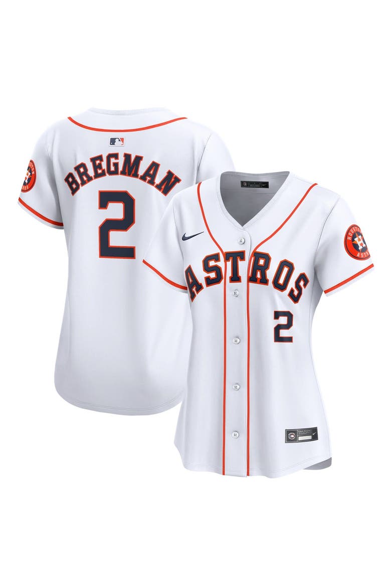 Women's Nike Alex Bregman White Houston Astros Home Limited Player Jersey, Main, color, White