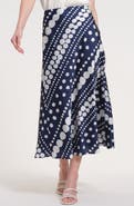 Isaac Mizrahi New York Mia Bias Cut Midi Skirt