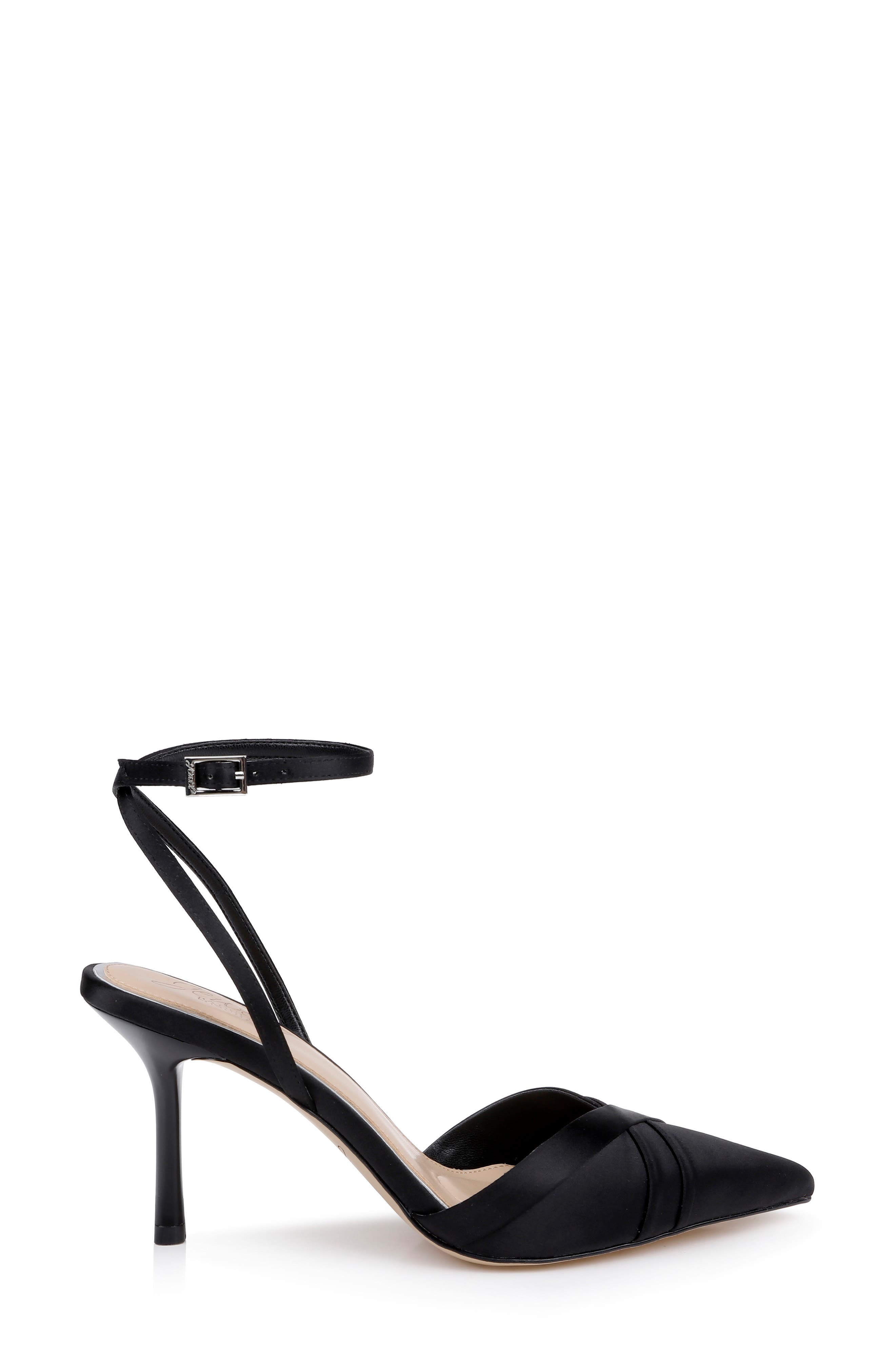 Jewel Badgley Mischka Parklyn Ankle Strap Pointed Toe Pump, Alternate, color, 