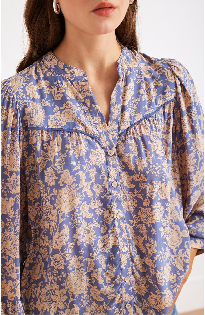Paneros Clothing Anna Floral Button up Blouse, Alternate, color, Daydreamer Floral