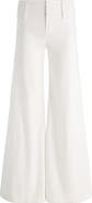 Alice + Olivia Olivia Wide Leg Linen Blend Pants