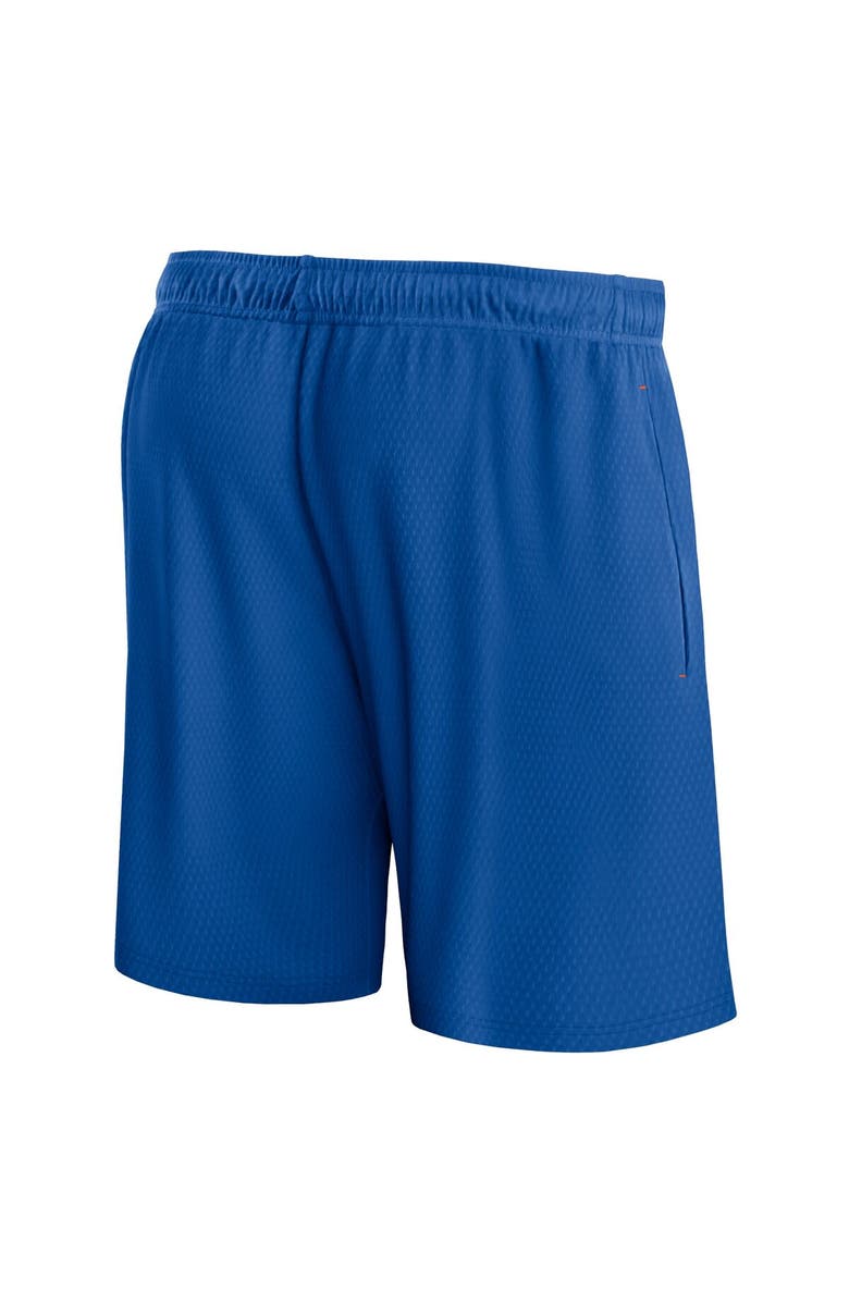 FANATICS Men's Fanatics Branded Blue New York Knicks Post Up Mesh Shorts, Alternate, color, Blue