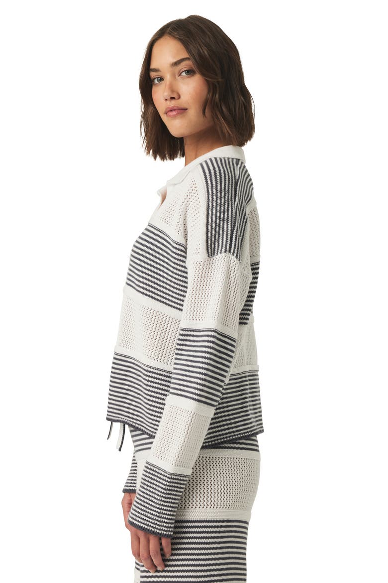 Ronnie Colorblock Sweater, Alternate, color, INK STRIPE