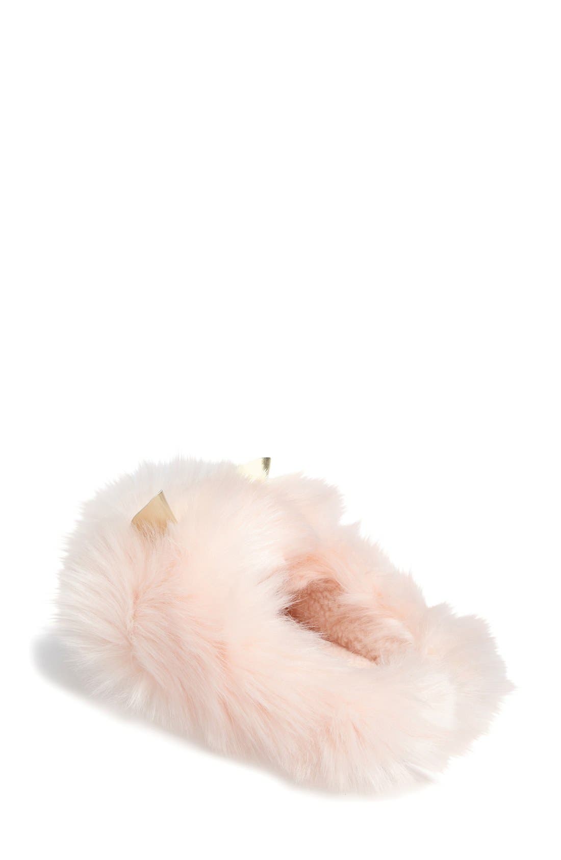 Steve Madden JBunie Faux Fur Slipper, Alternate, color, 