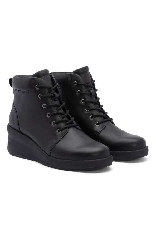 Abeo Passage Lace Up Boot In Black - Metatarsal