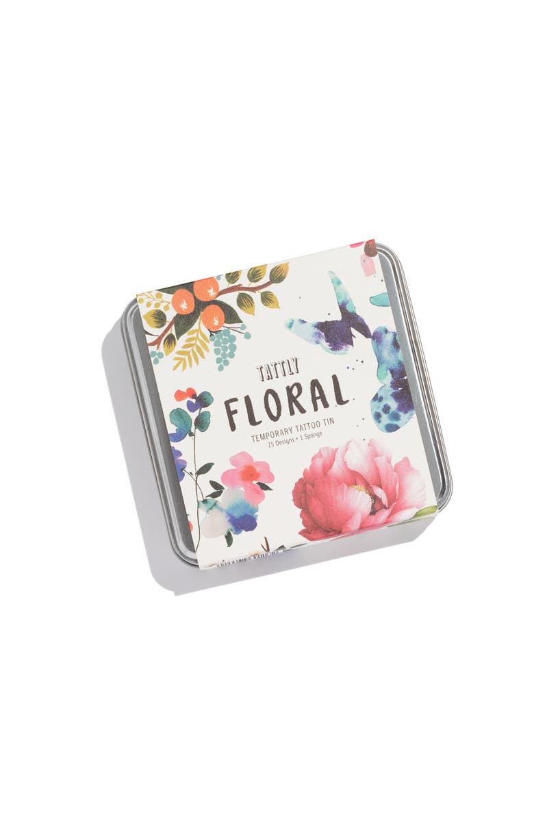 TATTLY Temporary Tattoo Tin, Alternate, color, 