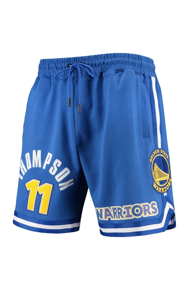 PRO STANDARD Men's Pro Standard Klay Thompson Royal Golden State Warriors Team Player Shorts, Alternate, color, 