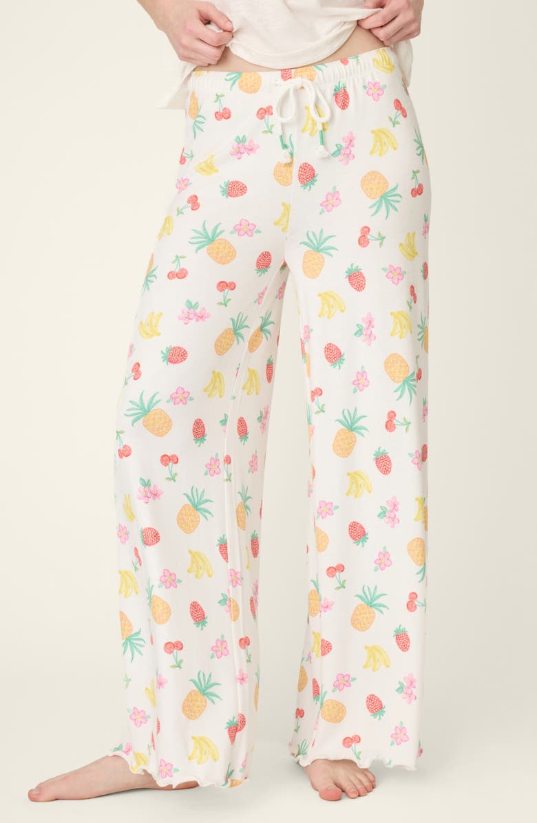 PJ Salvage Viva La Vida Jersey Pajama Pants, Main, color, 