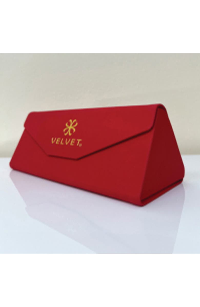 Velvet Eyewear Amelia Sunglasses, Alternate, color, Black