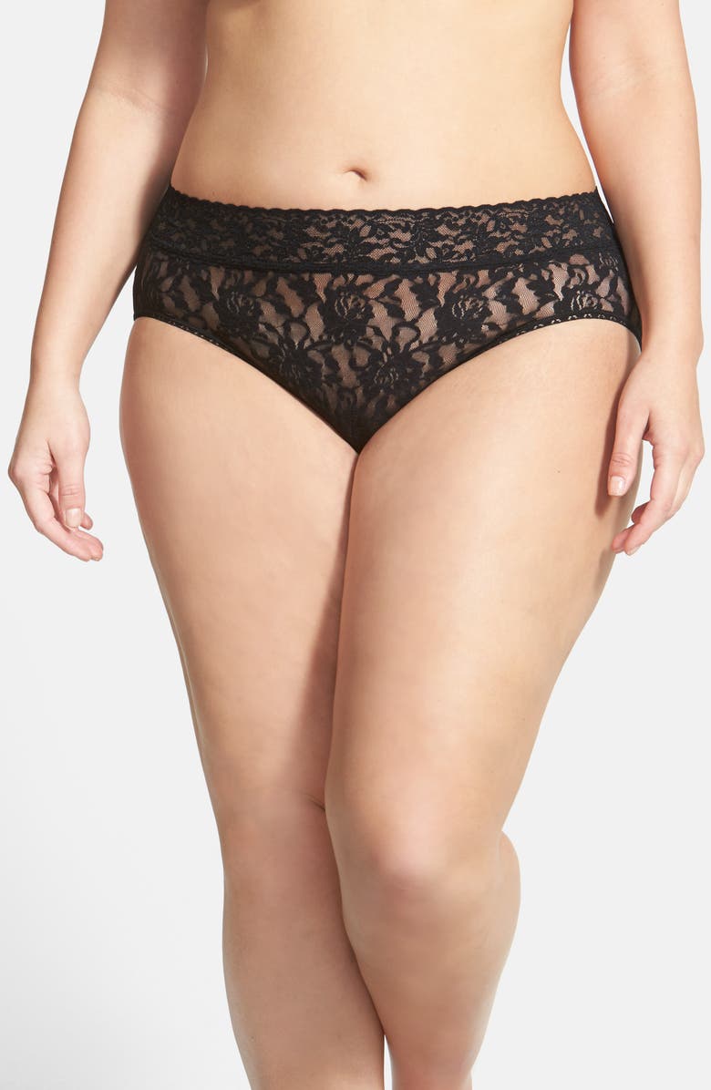 Hanky Panky French Briefs, Alternate, color, Black