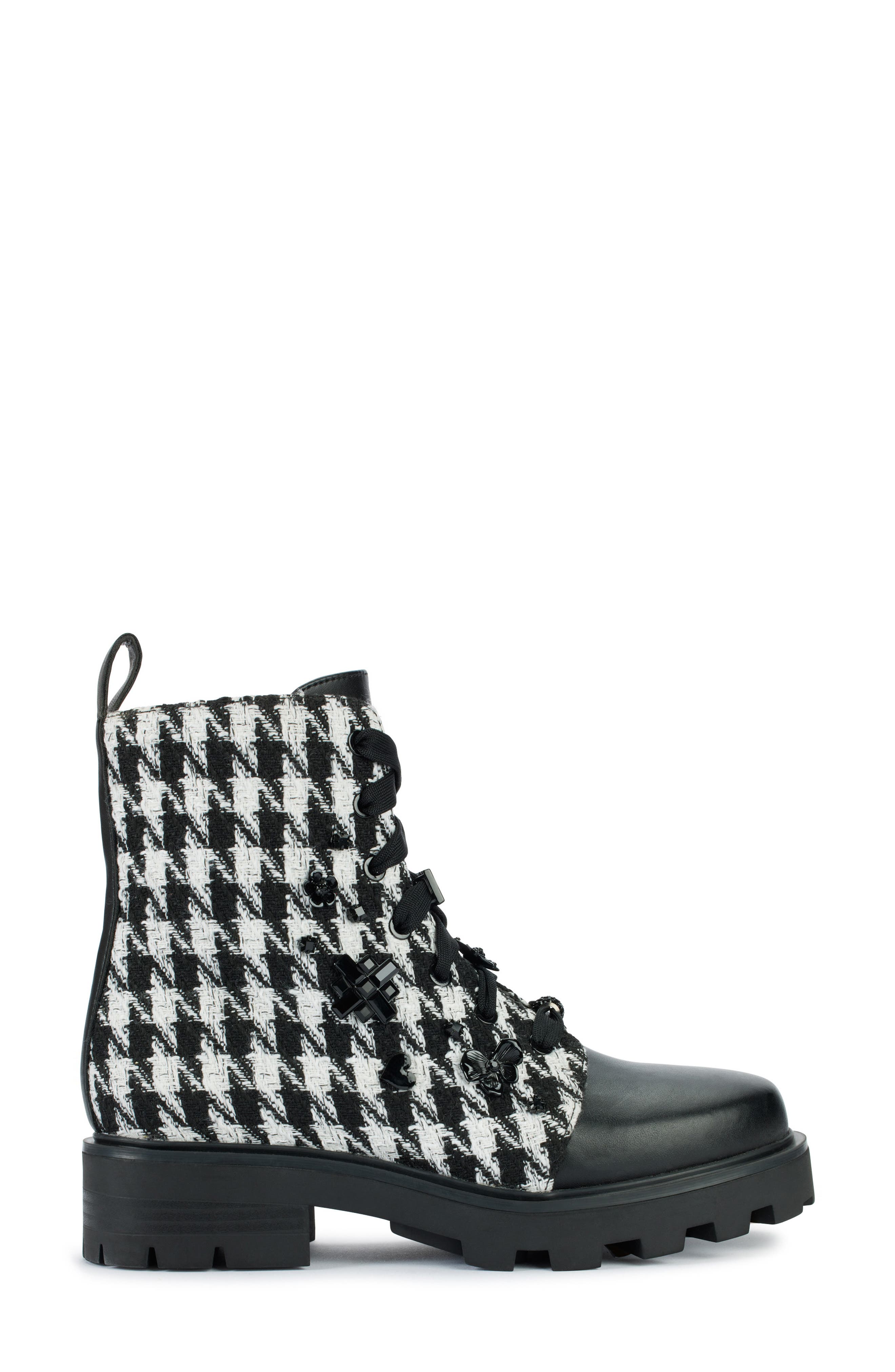 KARL LAGERFELD PARIS Makenzie Combat Boot, Alternate, color, 