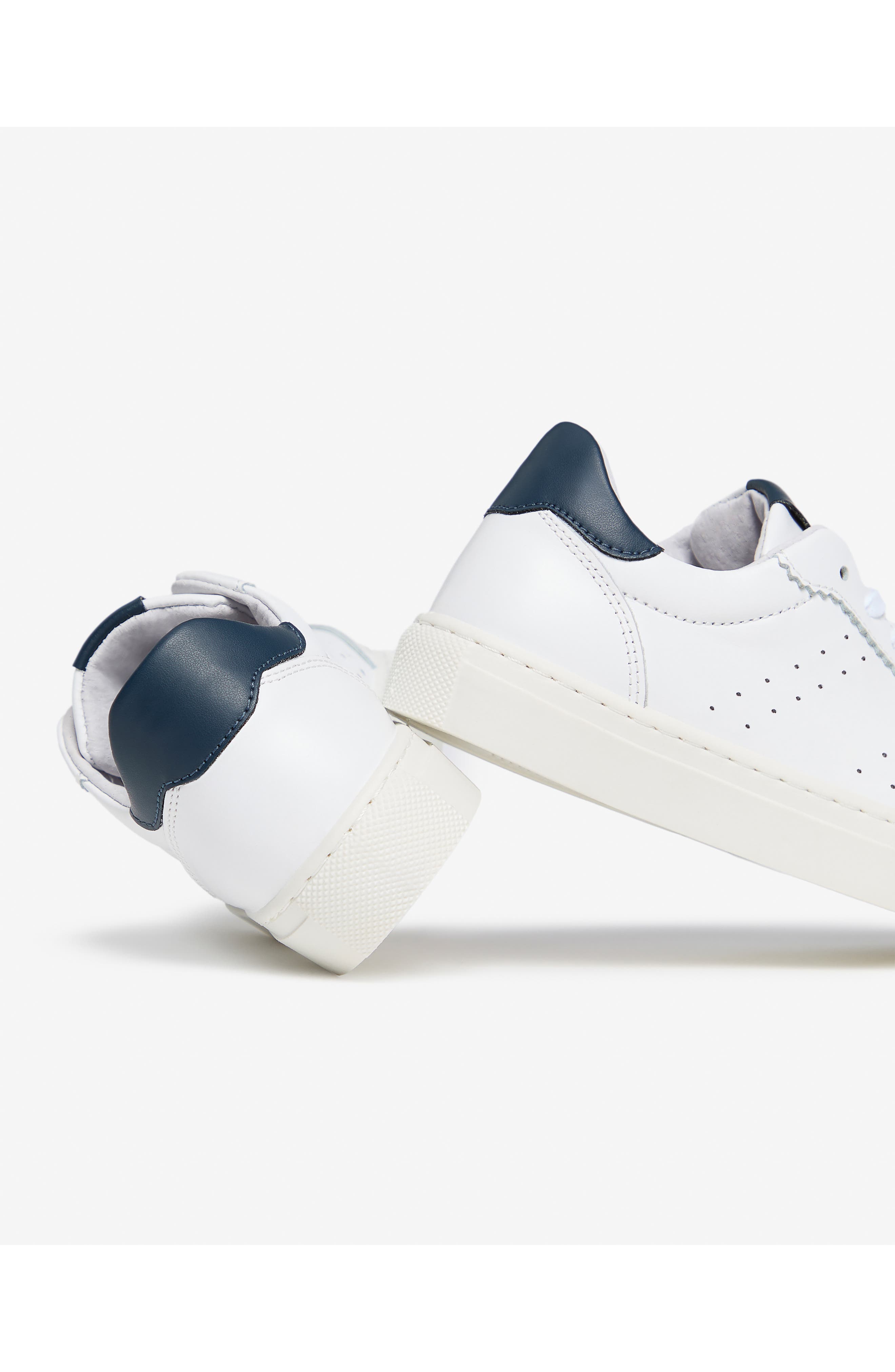 NeroGiardini Retro Low Top Sneaker, Alternate, color, White