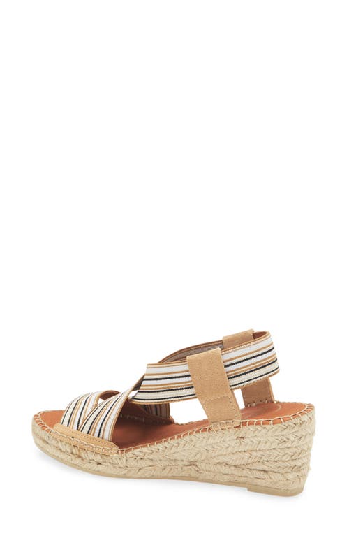 Toni Pons Tina Espadrille Wedge Sandal In Beige