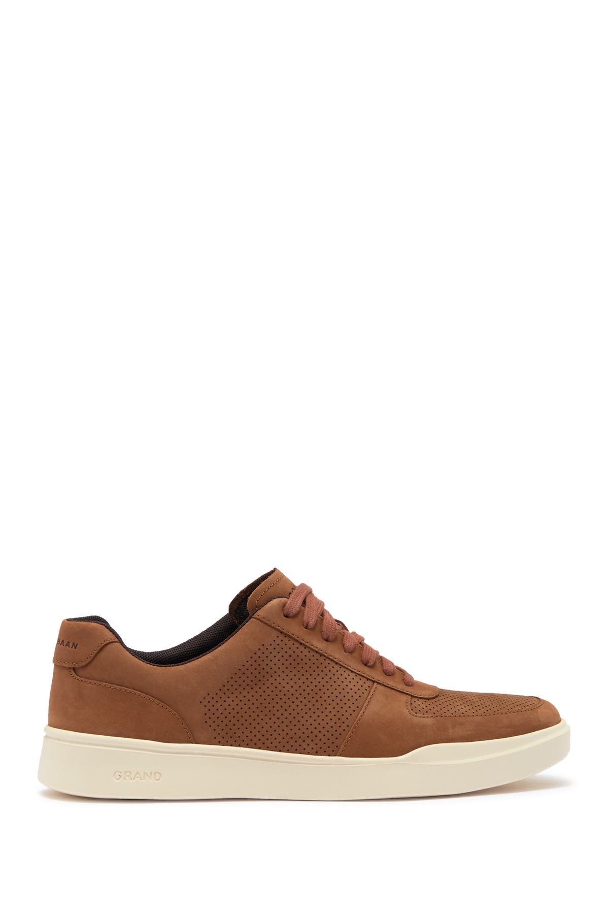 Cole Haan Grand Crosscourt Modern Perforated Sneaker - Wide Width Available, Alternate, color, British Tan
