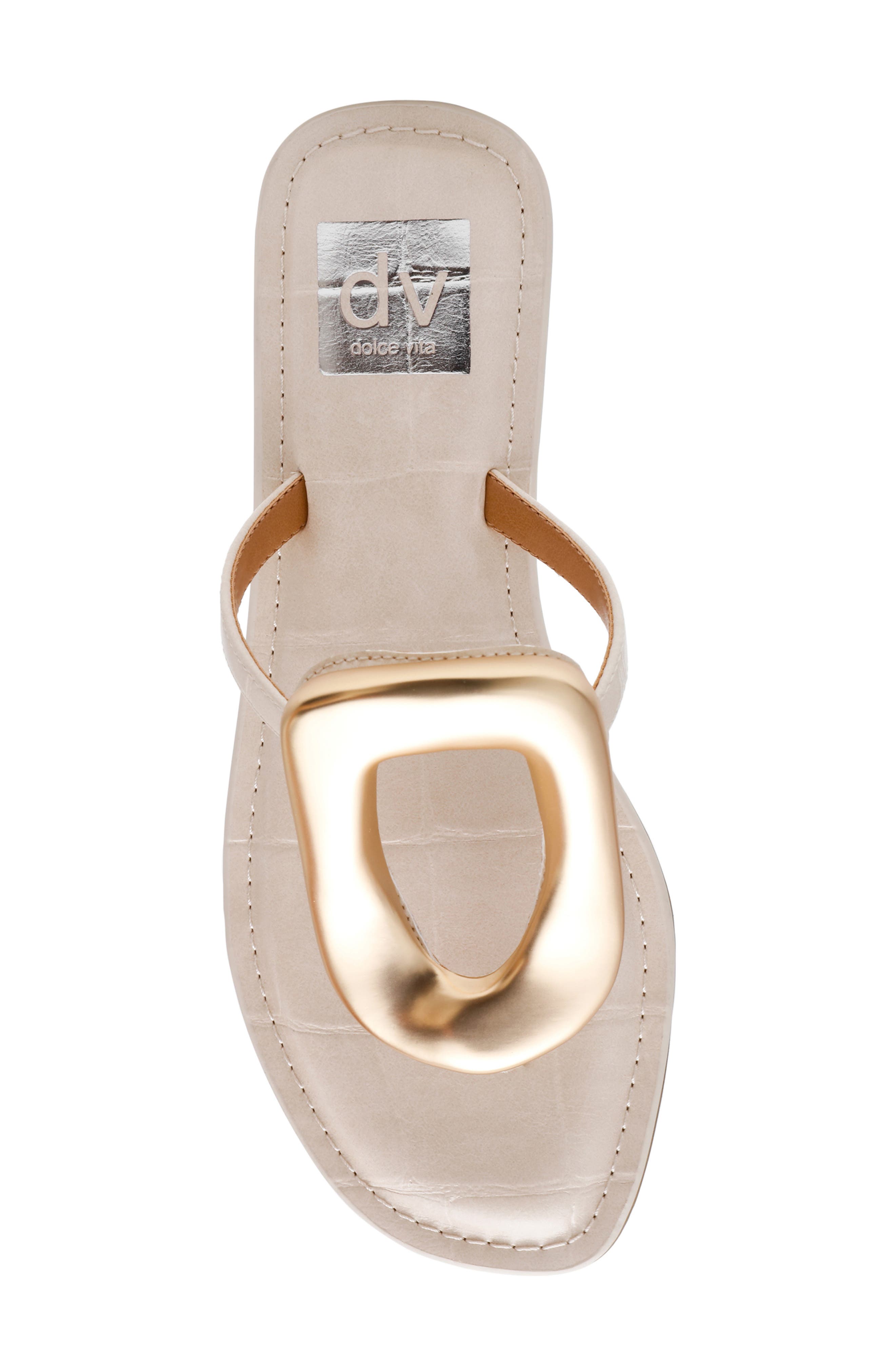 Jameson Sandal, Alternate, color, IVORY CROCO