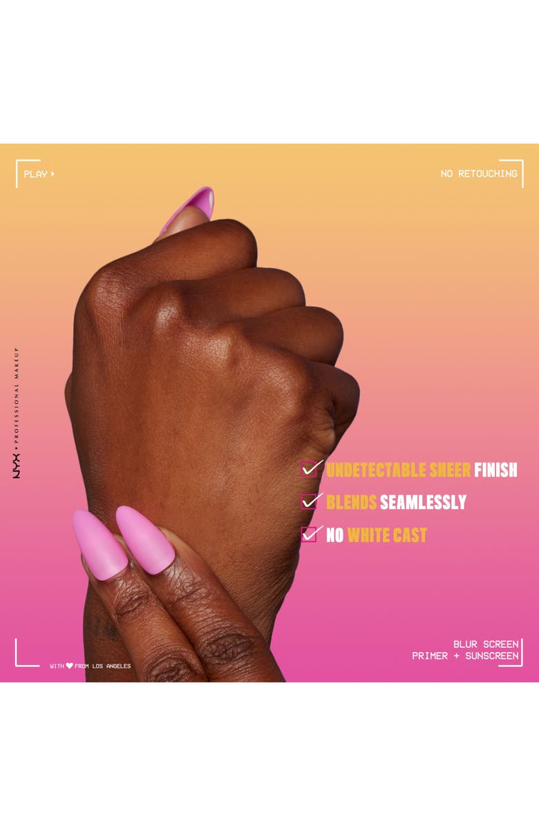 NYX PROFESSIONAL MAKEUP Blur Screen SPF 30 Blurring Makeup Primer, Alternate, color,