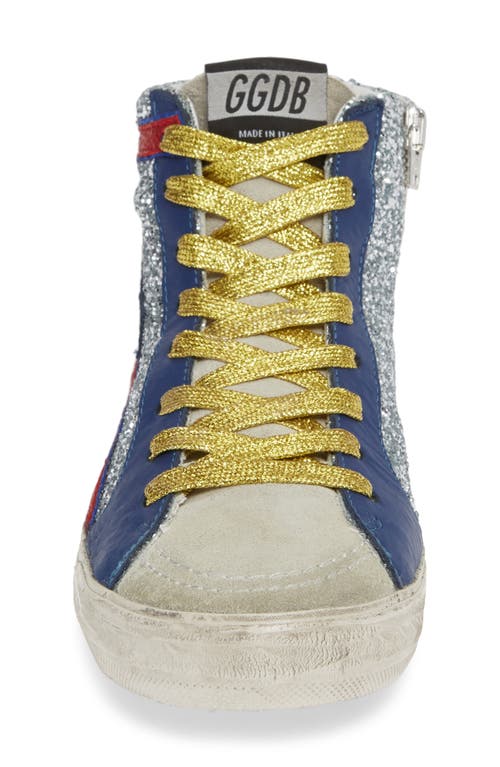 Golden Goose Glitter High Top Sneaker In Multi