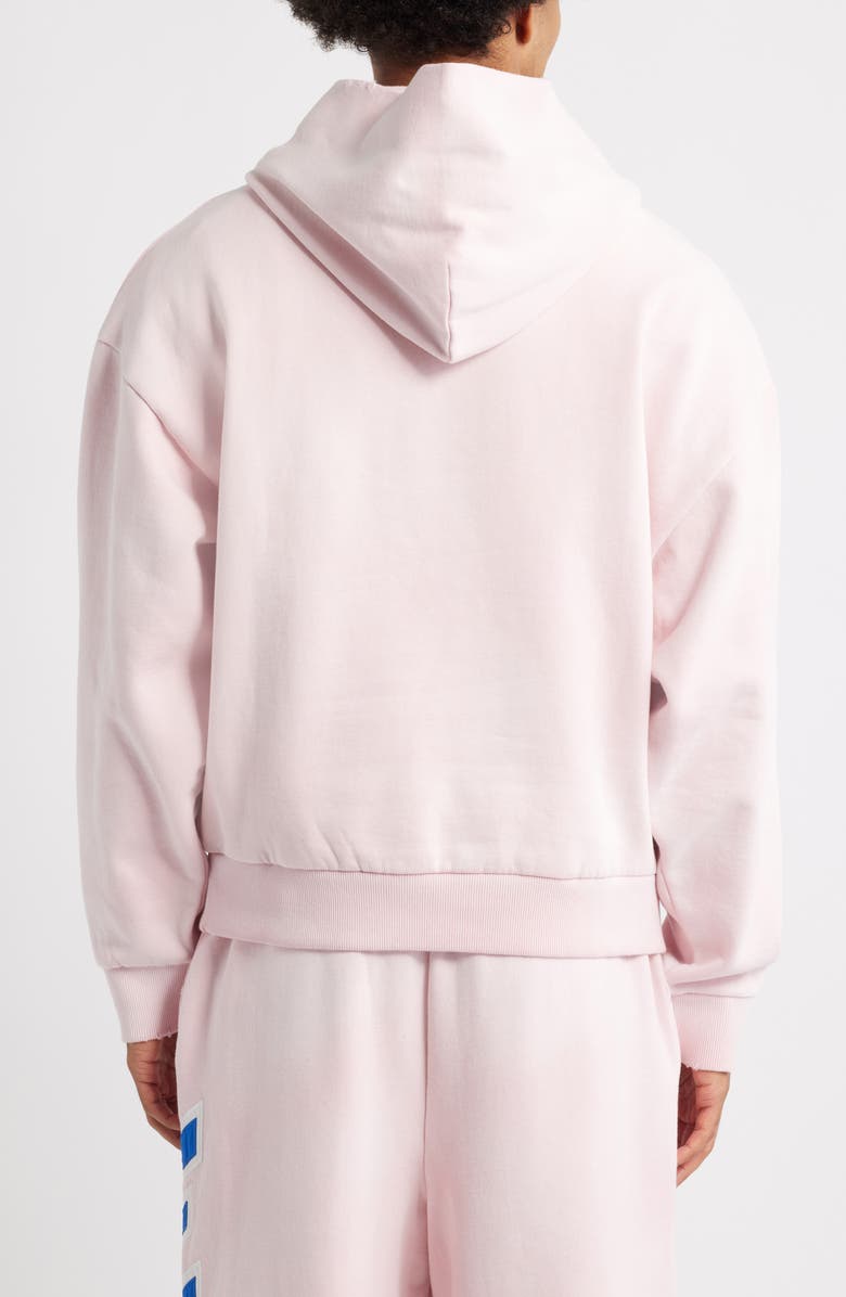 Elwood Fireside Distressed Logo Hoodie, Alternate, color, Washed Pink