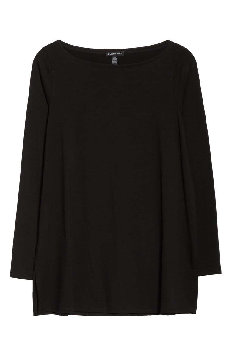 Eileen Fisher Bateau Neck Tunic, Alternate, color,