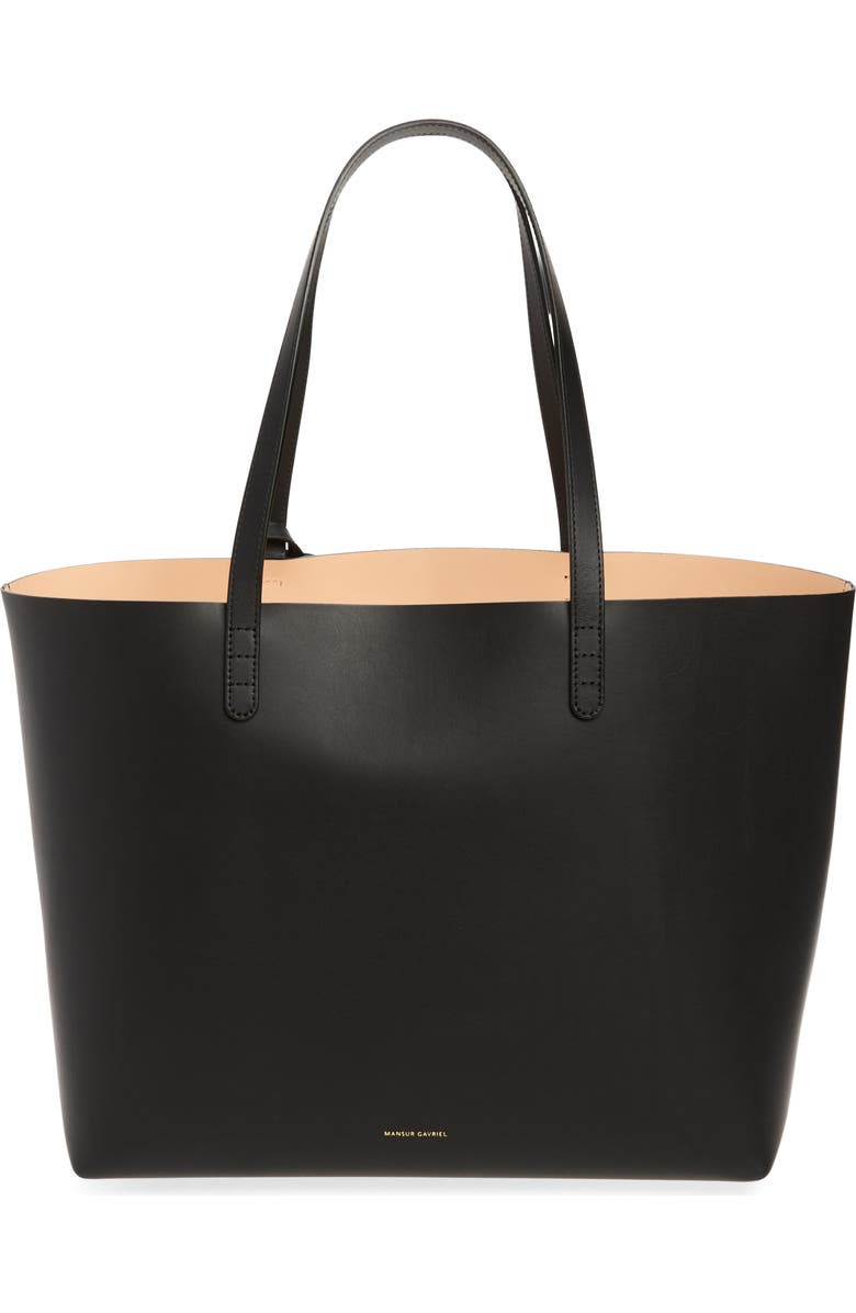 Mansur Gavriel Large Leather Tote, Main, color,