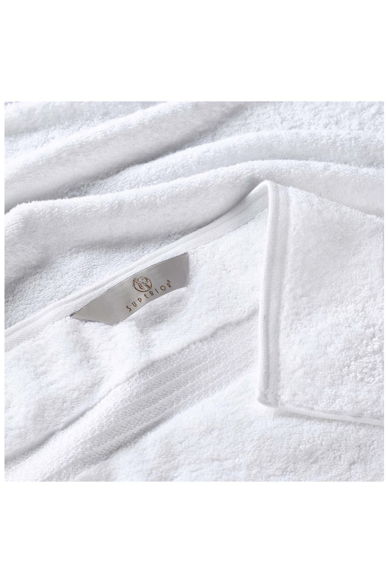 Egyptian Cotton Highly Absorbent Solid 3-Piece Towel Set, Alternate, color, WHITE