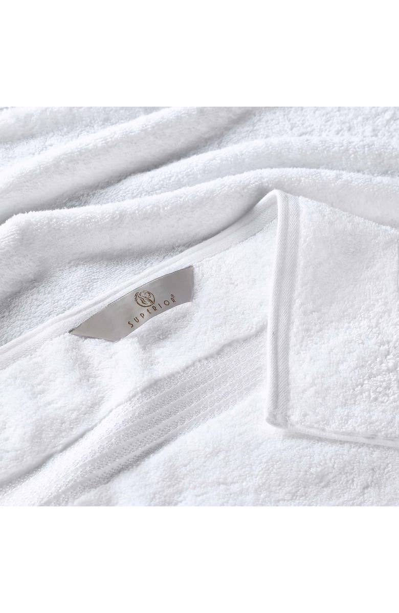 Superior Egyptian Cotton Highly Absorbent Solid 3-Piece Towel Set, Alternate, color, White