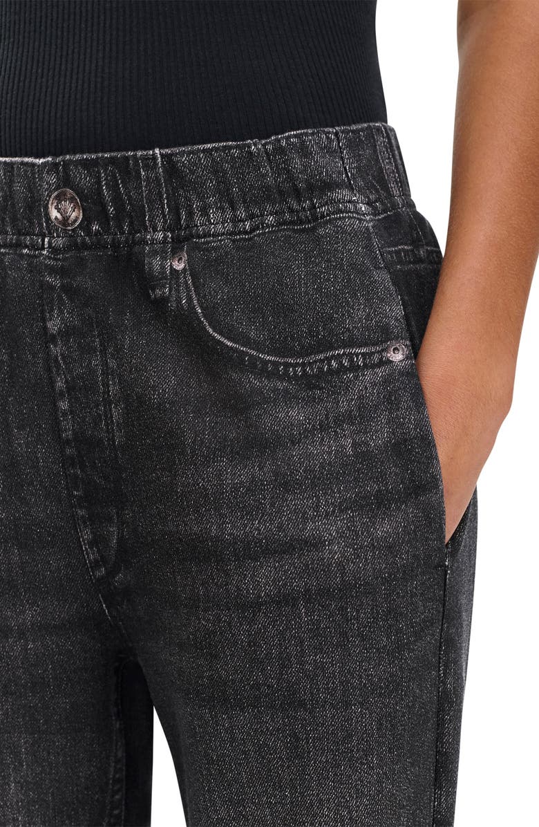 rag & bone Miramar Jogger Cotton Terry Sweatpant Jeans, Alternate, color, Black