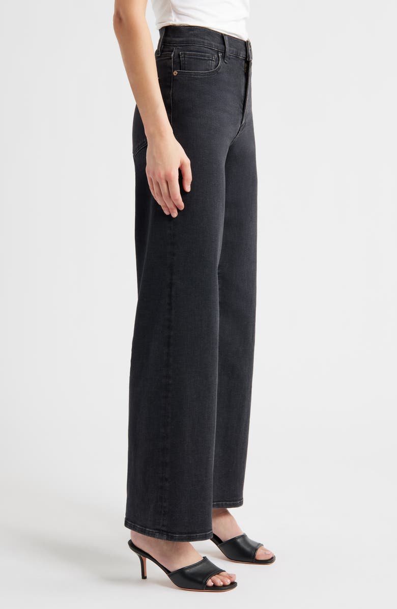 FRAME Le Slim Palazzo High Waist Wide Leg Jeans, Alternate, color, Destroyer